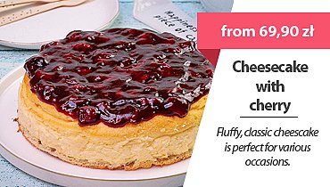 Cheesecake with cherry