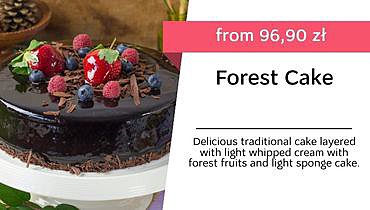 Forets Cake with delivery