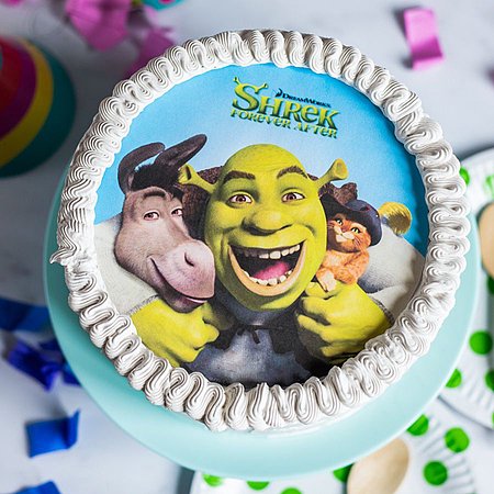 3 D Shrek Cake