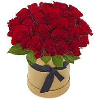 Flower Box Czerwone Róże